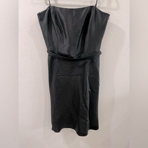 Ann Taylor LBD black silk dress size 16